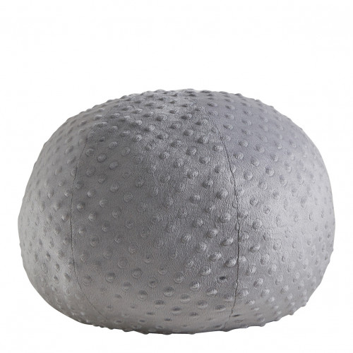 Pouf Suavidade plumetis cinza