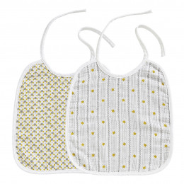 Set de 2 baberos Petit Roi