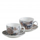 Coffret de 2 tasses à thé Madame de Pompadour