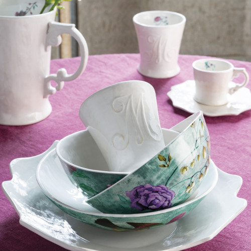 Set de 4 coupes festonnées - Grand modèle - Collection Capsule Rêve de Chine Set de 4 coupes festonnées - Grand modèle - Collection Capsule Rêve de Chine