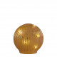 Mercury-coated light ball pink and gold - Medium size