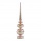 Large Pink Luminous Mercury Glass Ornament