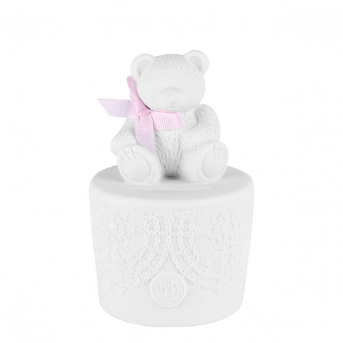 Hucha Mi Osito con lazo rosa