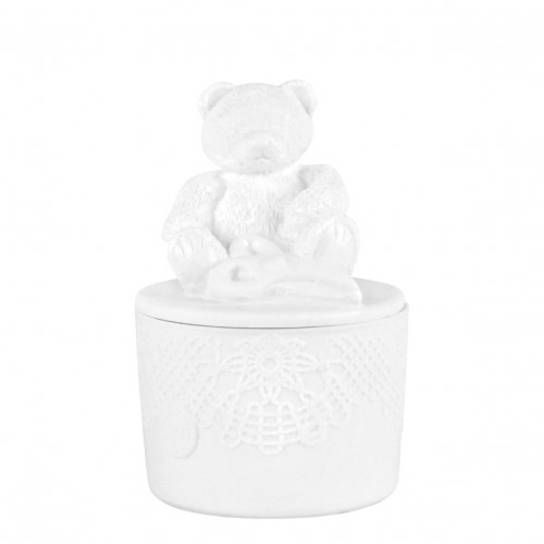 Scatola per la prima ciocca di capelli Mon Ourson bambina